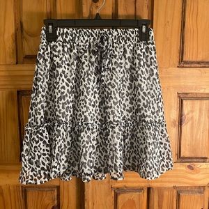 Cheetah skirt